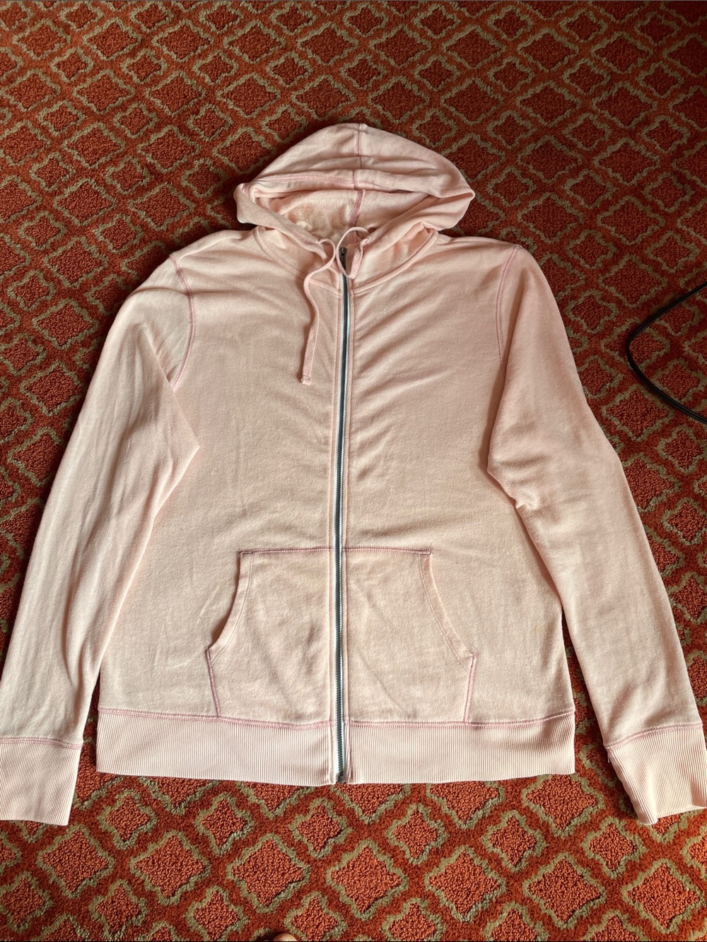 SO Light Pink Full-Zip Hoodie
